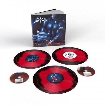 Sodom: Tapping The Vein (Limited Deluxe Edition Boxset - Black/Red Swirl Vinyl) - Plak