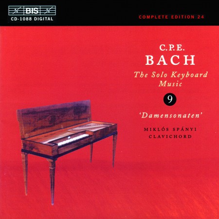 Miklós Spányi: C.P.E. Bach: Solo Keyboard Music, Vol. 9 - CD