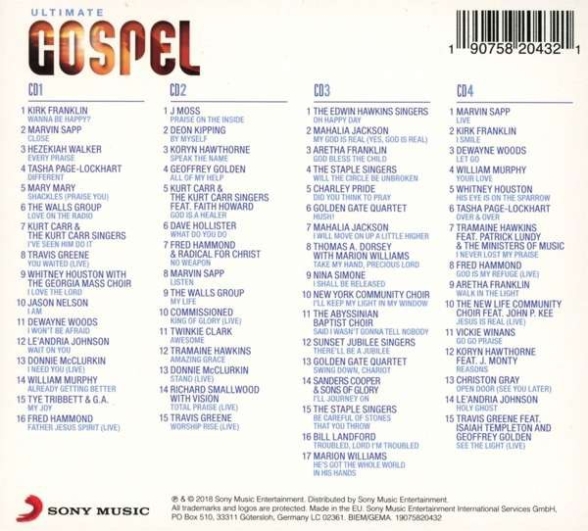 Çeşitli Sanatçılar: Ultimate... Gospel - CD Foto #2