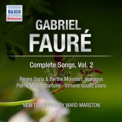 Renee Doria: Faure: Complete Songs, Vol. 2 - CD