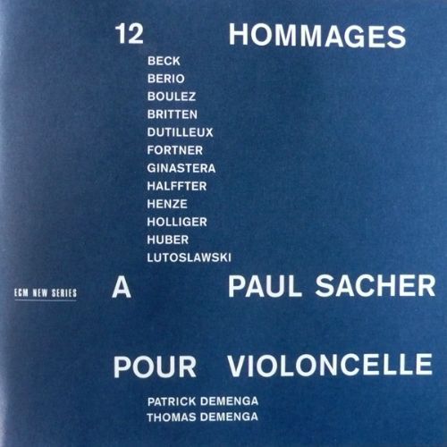 Patrick Demenga, Thomas Demenga: 12 Hommages a Paul Sacher pour Violoncelle - CD Foto #1