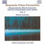 Balázs Szokolay: Romantic Piano Favourites, Vol.  3 - CD