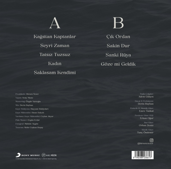 Birsen Tezer: Kağıttan Kaptanlar - Plak Foto #2