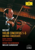 Gidon Kremer, Kim Kashkashian, Nikolaus Harnoncourt, Wiener Philharmoniker: Mozart: 5 Violin Concertos - DVD