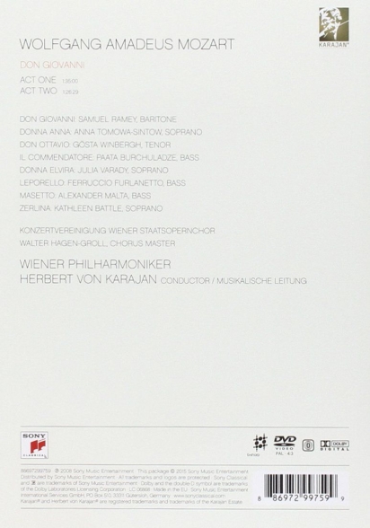 Herbert von Karajan, Wiener Philharmoniker, Samuel Ramey, Anna Tomowa-Sintow: Mozart: Don Giovanni - DVD Foto #2