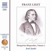 Jenö Jandó: Liszt: Hungarian Rhapsodies, Vol. 1 - CD
