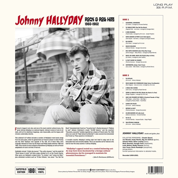 Johnny Hallyday: Rock & Roll HIts 1960-1962. - Plak Foto #2