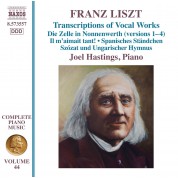Joel Hastings: Liszt: Transcriptions Of Vocal Works - CD
