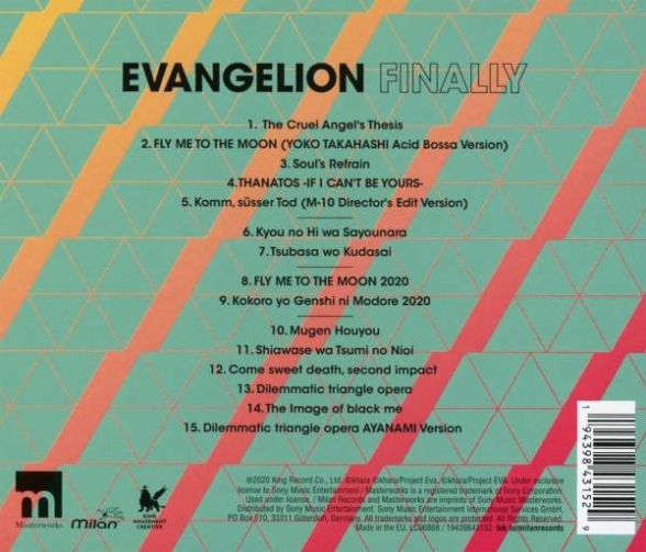 Yoko Takahashi, Megumi Hayashibara: Evangelion Finally - CD Foto #2