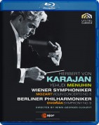 Yehudi Menuhin, Wiener Symphoniker, Berliner Philharmoniker, Herbert von Karajan: Mozart, Dvorak: Violin Con. No.5, Sym. No.9 - BluRay