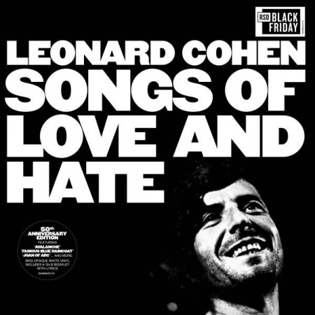 Leonard Cohen: Songs of Love and Hate (50th Anniversary Edition - Opaque White Vinyl - RSD) - Plak