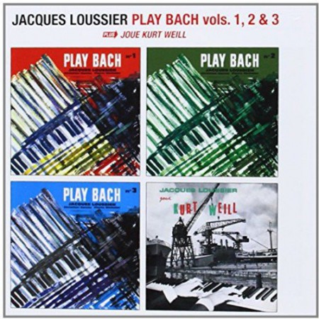 Jacques Loussier: Play Bach Vols. 1, 2 & 3 + Joue Kurt Weill - CD