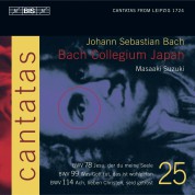 Yukari Nonoshita, Bach Collegium Japan, Masaaki Suzuki: J. S. Bach - Cantatas, Vol.25 (BWV 78, 99 and 114) - CD