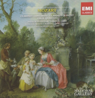 Gordon Hunt, London Mozart Players, Andrew Marriner, Jane Glover: Mozart: Clarinet Concerto, Clarinet Quintet, Oboe Quartet - CD