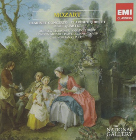 Gordon Hunt, London Mozart Players, Andrew Marriner, Jane Glover: Mozart: Clarinet Concerto, Clarinet Quintet, Oboe Quartet - CD