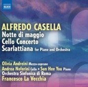 Francesco La Vecchia: Casella: Notte di maggio - Cello Concerto - Scarlattiana - CD