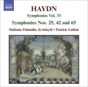 Sinfonia Finlandia: Haydn, J.: Symphonies, Vol. 33 (Nos. 25, 42, 65) - CD