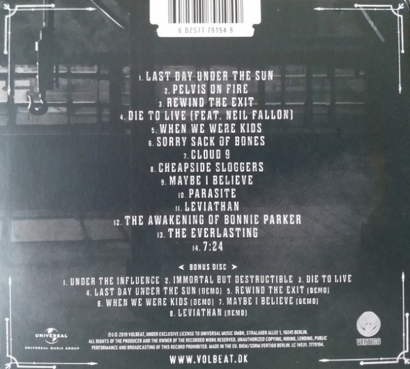 Volbeat: Rewind, Replay, Rebound (Limited Deluxe Edition) - CD Foto #2