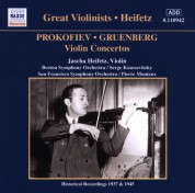Prokofiev / Gruenberg: Violin Concertos (Heifetz) (1937, 1945) - CD