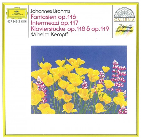 Wilhelm Kempff: Brahms: Fantasien op.116, Intermezzi op.117, Klavierstucke op.118 & op.119 - CD