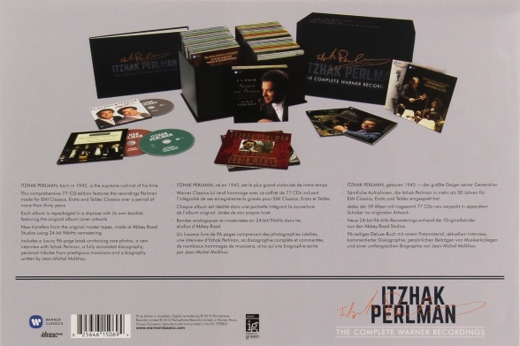 Itzhak Perlman: The Complete Warner Recordings - CD | Opus3a Itzhak Perlman: The Complete Warner Recordings - CD | Opus3a