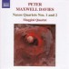 Maxwell Davies, P.: Naxos Quartets Nos. 1 and 2 - CD