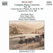 Jenö Jandó: Mozart: Piano Concertos Nos. 7, 10 and 15 - CD