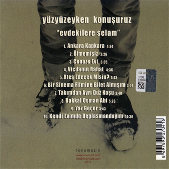 Yüzyüzeyken Konuşuruz: Evdekilere Selam - CD Foto #2