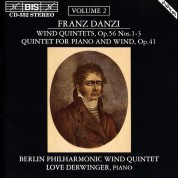 Berlin Philharmonic Wind Quintet, Love Derwinger: Danzi: Wind Quintets, Vol.2 - CD