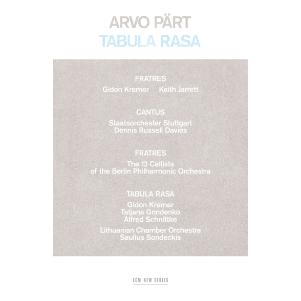 Arvo Part: Tabula Rasa - Plak Foto #1