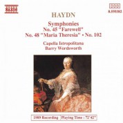 Haydn: Symphonies, Vol.  4 (Nos. 45, 48, 102) - CD