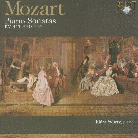 Klára Würtz: Mozart: Piano Son. Kv311, Kv330, Kv331 - CD