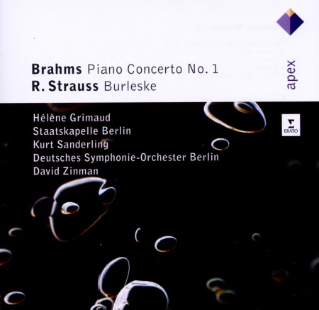 Hélène Grimaud, Staatskapelle Berlin, Kurt Sanderling, Deutsches Symphonie-Orchester Berlin, David Zinman: Brahms: Piano Concerto No.1, Strauss: Burleske - CD