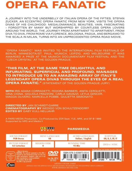 Opera Fanatic - A Jan Schmidt-Garre Film - DVD Foto #2