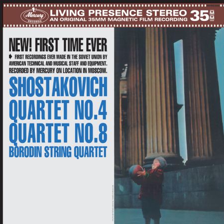 Borodin String Quartet: Shostakovich: String Quartets Nos. 4 & 8 - Plak