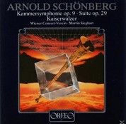 Martin Sieghart, Wiener Concert-Verein: Schönberg: Suite op.29 - Plak