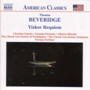 Beveridge: Yizkor Requiem - CD