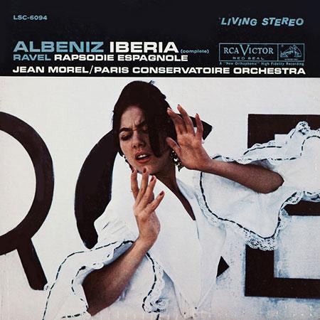 Jean Morel, Paris Conservatoire Orchestra: Albeniz, Ravel: Iberia (complete), Rapsodie Espagnole (200 g) - Plak