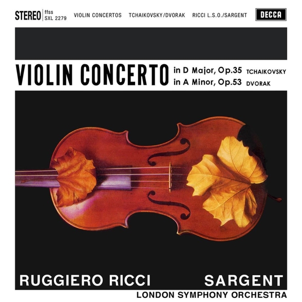 Ruggiero Ricci, London Symphony Orchestra, Malcolm Sargent - Tchaikovsky, Dvorak: Violin Concerto