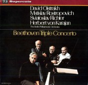 David Oistrakh, Mstislav Rostropovich, Sviatoslav Richter, Herbert von Karajan: Beethoven: Triple Concerto - Plak