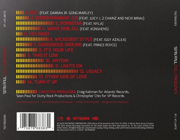 Sean Paul: Full Frequency - CD Foto #2