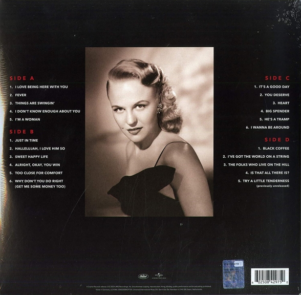 Peggy Lee: Ultimate Peggy Lee - Plak Foto #2