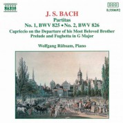 Wolfgang Rubsam: Bach: Partitas, BWV 825-826 - Capriccio on the Departure of his Most Beloved Brother - Prelude and Fughetta in G major, BWV 902 - CD