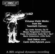 Emil Dekov, Carin Gille-Rybrant: 20th Century Virtuoso Violin Works from Sweden and Bulgaria - CD