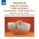 Milhaud: Suite for clarinet, violin and piano - CD