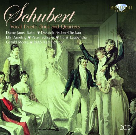 Elly Ameling, Dame Janet Baker, Peter Schreier, Horst Laubenthal, Dietrich Fischer-Dieskau, RIAS Kammerchor, Gerald Moore: Schubert: Duette, Terzette, Quartette - CD