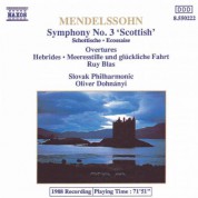 Mendelssohn: Symphony No. 3, 'scottish' / The Hebrides / Meeresstille Und Gluckliche Fahrt - CD