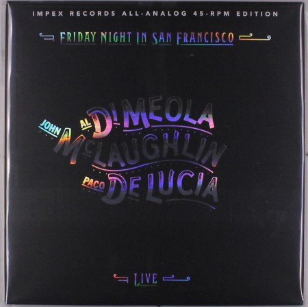 Al Di Meola, John McLaughlin, Paco de Lucia: Friday Night In San Francisco - Plak