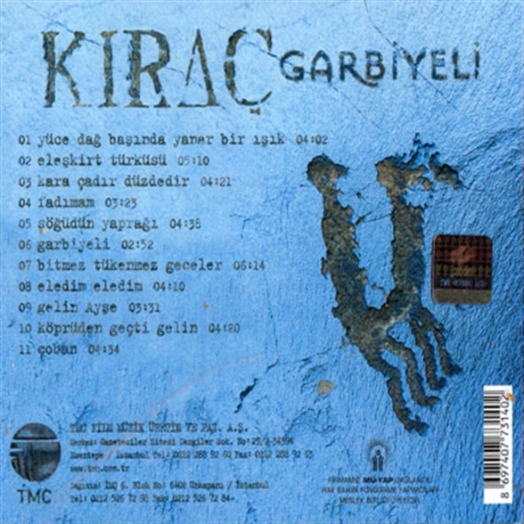 Kıraç: Garbiyeli - CD Foto #2