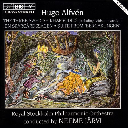 Royal Stockholm Philharmonic Orchestra, Neeme Järvi: Alfvén: Three Swedish Rhapsodies - CD